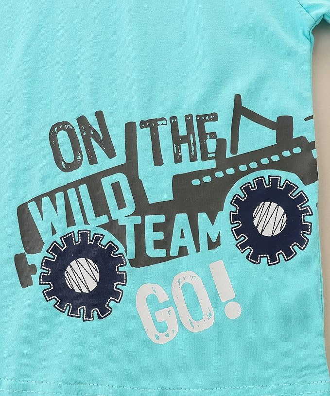 Baby Toddler Boy's Cotton Short Sleeve Tshirt and Short Set