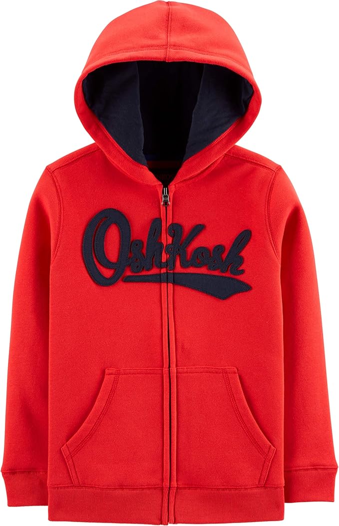 OshKosh B'Gosh Boys' Full Zip Logo Hoodie