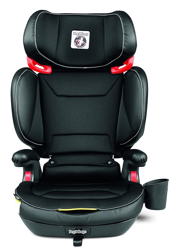 Peg Perego Viaggio Shuttle Plus 120 - Booster Car Seat - for Children from 40 to 120 lbs - Made in Italy - Licorice (Black)