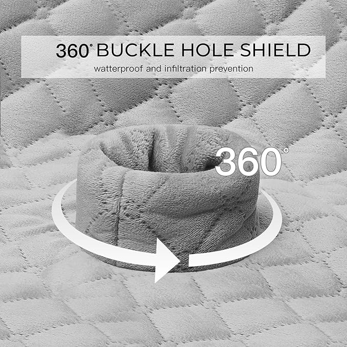 2 Pack Waterproof Piddle Pads Carseat Potty Training Car Seat Protector Waterproof Car Seat Liner Cover to Prevent Pee(Grey-1 Pack+Black-1 Pack)