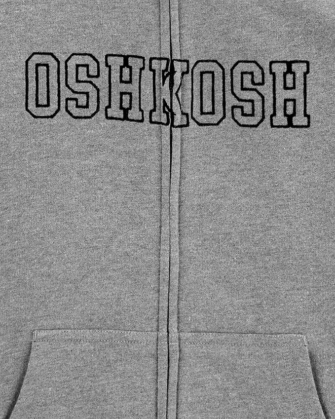 OshKosh B'Gosh Boys' Full Zip Logo Hoodie