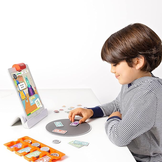 Osmo - Pizza Co. - Communication Skills & Math - Age 5 to 12 - Educational Learning Games - STEM Toy - Gifts for Kids, for iPhone, iPad or Fire Tablet, Age 5 6 7 8 9 10 11 12 (Osmo Base Required)