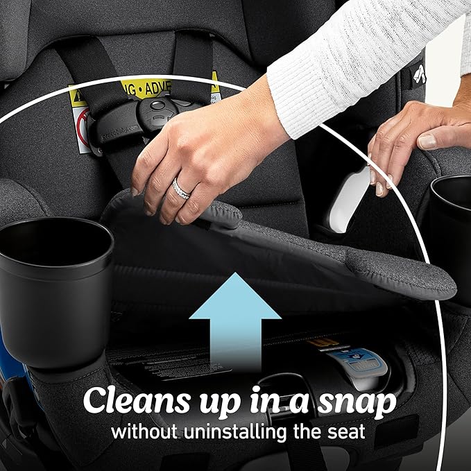 Graco 4Ever DLX Slim 4-in-1 Infant to Toddler Car Seat, Rear Facing, Forward Facing, to High Back Booster & Backless Booster, Slim Car Seat Saves Space & Grows with Child, Thompson