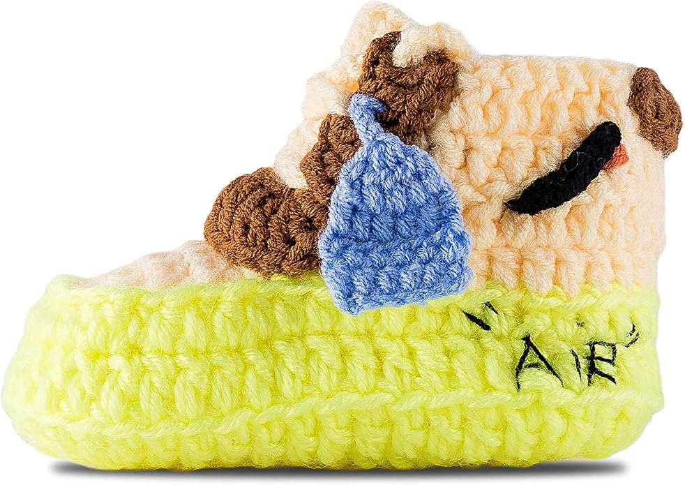 Diaper Book Club Baby Sneakers Crochet Hypebeast Shoes for Toddler Sneakerheads, Soft Booties for Boys & Girls, Designer Kids Fashion, Breathable & Comfortable Children's Kicks