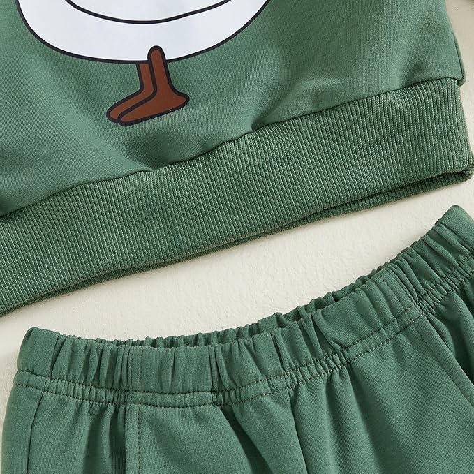 Infant Baby Boy Fall Clothes Set Funny Letter Sweatshirt Pant Outfit Toddler Winter Clothes 6 12 18 Months 2T 3T