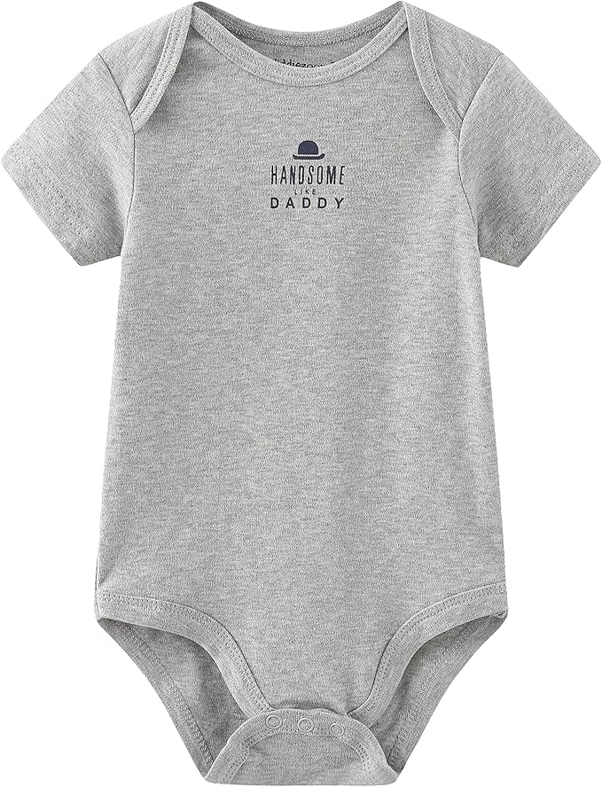 Kiddiezoom Baby Layette Set Baby Boys' 9-Piece Bodysuits Pants Set Toddler Girl Boy Unisex Baby Gift Sets