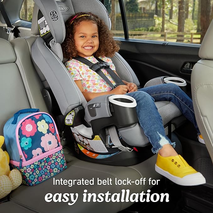 Graco 4Ever DLX 4-in-1, 10 Years Use Infant to Toddler Car Seat, Maddox, Includes Rear Facing, Forward Facing, Highback Booster & Backless Booster Seat Options