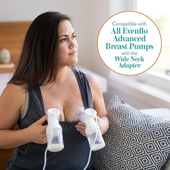 Evenflo Feeding Premium Proflo Venting Balance Plus Wide Neck Baby, Newborn and Infant Bottles - Helps Reduce Colic - 9 Ounce (Pack of 6)
