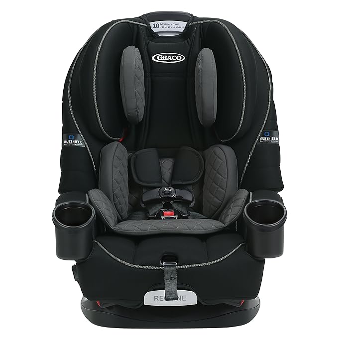 Graco 4Ever 4 in 1 Car Seat, Featuring TrueShield Side Impact Technology, Adjustable Harness System, Ideal for Newborns, Infants, Toddlers & Kids