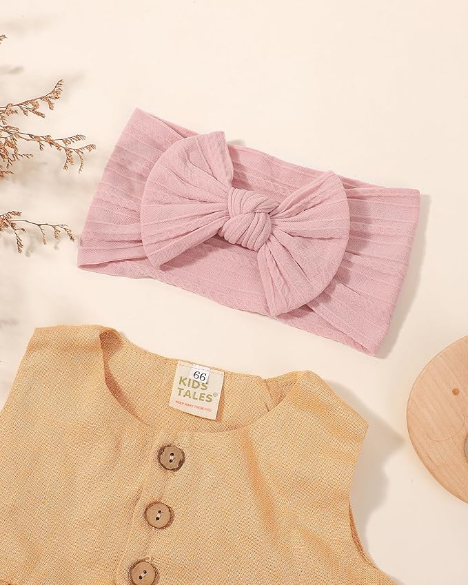 jollybows 12pcs Baby Girls Nylon Headband with Bow Newborn Hairbands Infant Hair Bow Elastics Handmade Hair Accessories for Toddlers Kids