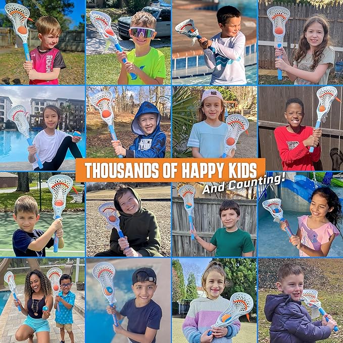 Mini Toss Lacrosse Sticks - Teen Boy Gifts & Outdoor Lacrosse Gifts - Beach Pool Games for Kids All Ages & Best Easter Gifts for Teen Boys Ages 6 7 8 9 10 11 12 + Year Old Boys Toys Gift Ideas 2026