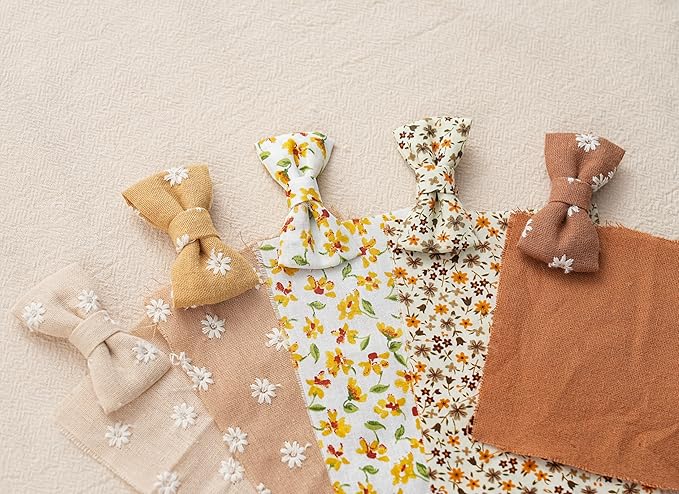 20 Pcs Hair Clips for Girls with Bows Holder Flower,2" Fully Lined Alligator Clips and Barrettes,Handmade Hair Accessories for Baby Toddler Young Kids School Age Girls Gifts