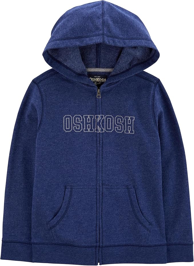 OshKosh B'Gosh Boys' Full Zip Logo Hoodie