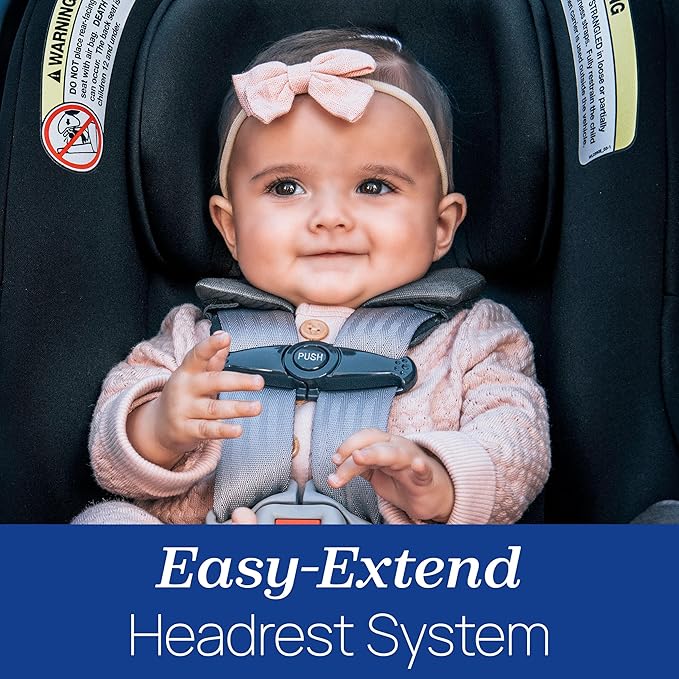 Chicco KeyFit Max ClearTex Infant Car Seat and Base, Rear-Facing Seat for Infants 4-30 lbs., Infant Head and Body Support, Compatible with Chicco Strollers, Baby Travel Gear | Lupine/Purple