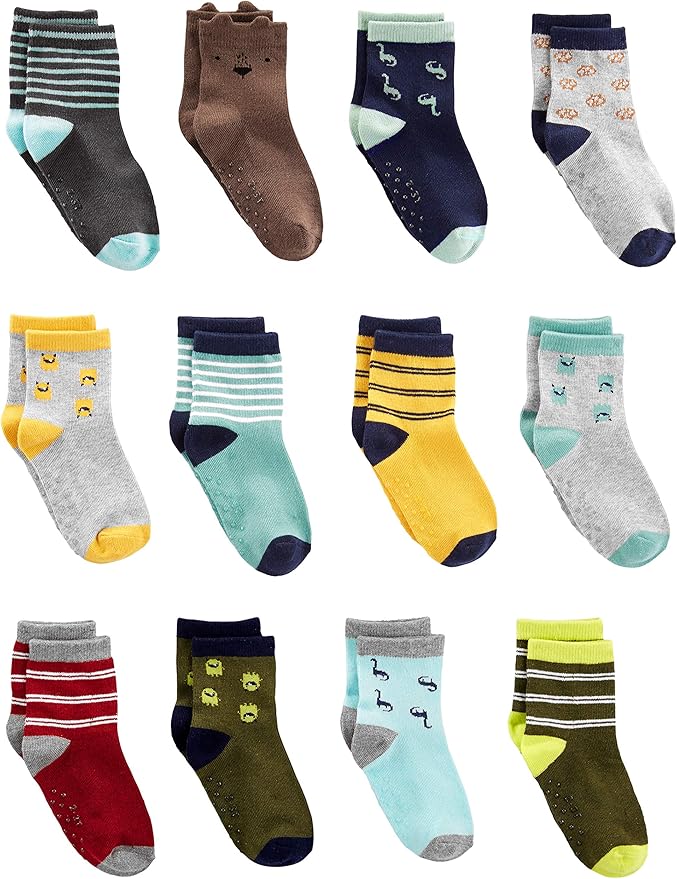Simple Joys by Carter's baby-boys 12-pack Neutral Sock Low