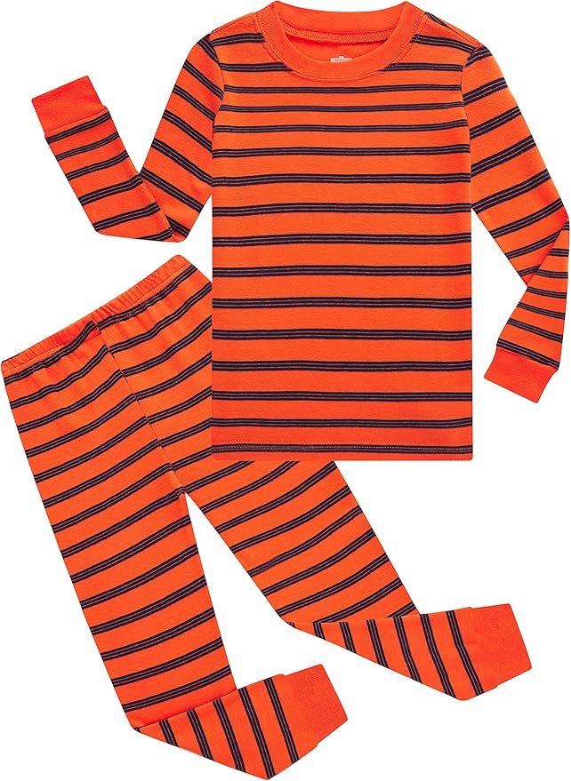 Family Feeling Little Big Boy Pajamas Sets 100% Cotton Pjs Kids Jammies