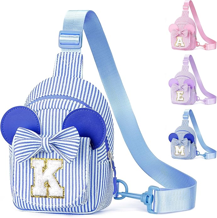 YOOLIFE Valentines Day Gifts for Kids Girl - Sling Bags for Girls Kids | Initial Small Crossbody Purses for Girl Kid Birthday