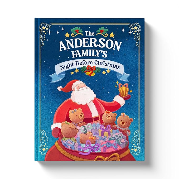 Family Night Before Christmas - Baby's First Christmas - Family Christmas Gift - First Christmas Keepsake - Personalized Children's Book