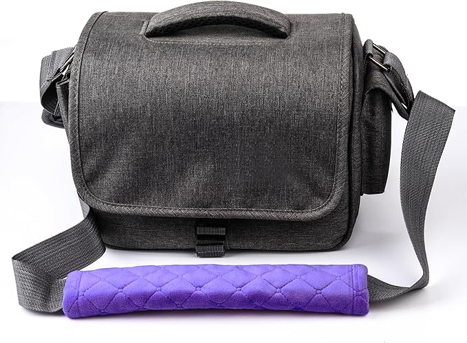Amooca Soft Auto Seat Belt Cover Seatbelt Shoulder Pad Cushions 2 PCS Universal Fit for All Cars and Backpack for a More Comfortable Driving Violet