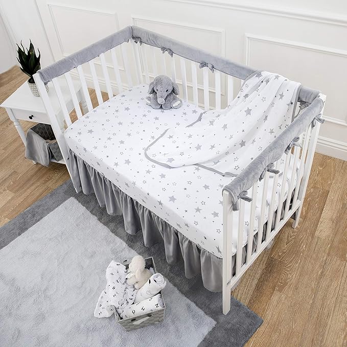 American Baby Company 100% Cotton Thermal Waffle Swaddle Blanket (30" x 40"), Soft, Breathable & Stretchy, Super Stars, for Boys and Girls, Perfect for Swaddling, Travel and Gifting