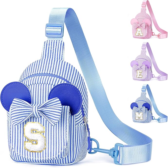 YOOLIFE Valentines Day Gifts for Kids Girl - Sling Bags for Girls Kids | Initial Small Crossbody Purses for Girl Kid Birthday