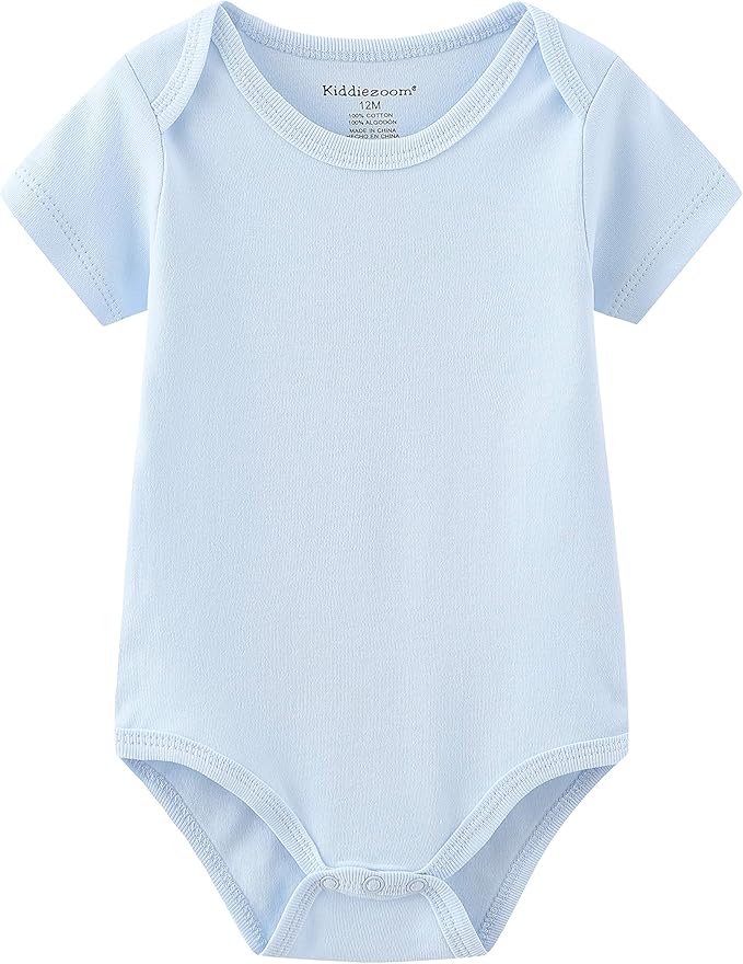 Kiddiezoom Baby Layette Set Baby Boys' 9-Piece Bodysuits Pants Set Toddler Girl Boy Unisex Baby Gift Sets