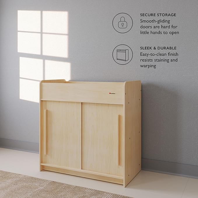 SafeGlide Changing Table and Wall Organizer 2-Piece Set