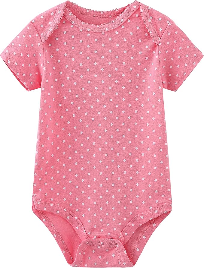 Kiddiezoom Baby Layette Set Baby Boys' 9-Piece Bodysuits Pants Set Toddler Girl Boy Unisex Baby Gift Sets