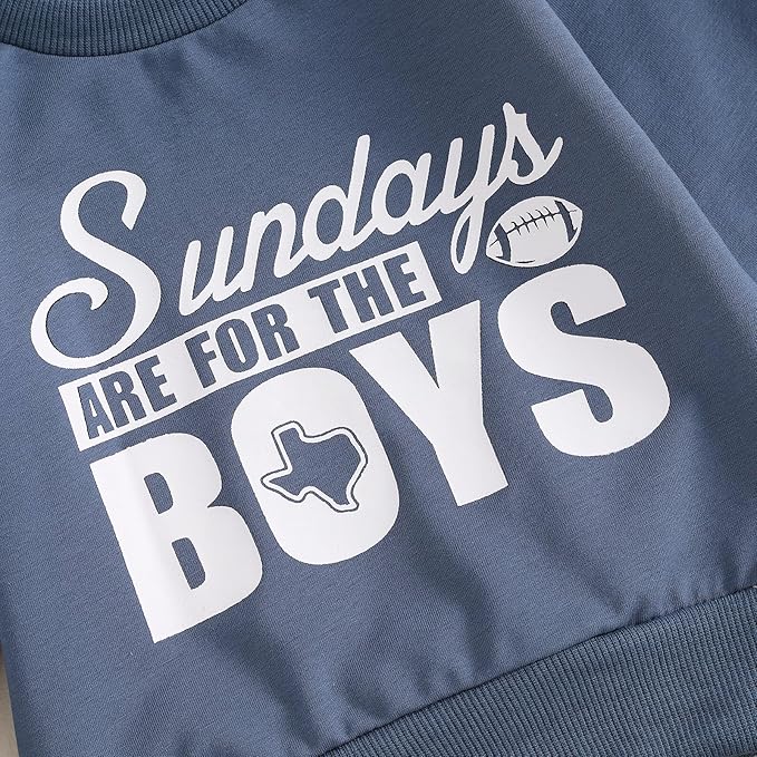 ZAXARRA Toddler Newborn baby boys Fall Outfits Long Sleeve Letter Print Sweatshirt Tops Pocket Pants Casual Clothing Sets