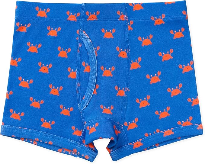 Lucky & Me Nolan Boys GOTS, Organic Cotton, Boxer Briefs, 7-Pack