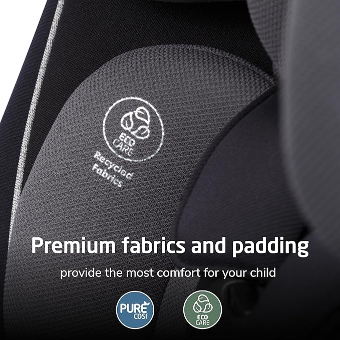 Maxi-COSI Pria Max+ All-in-One Baby Convertible Car Seat, Rear Facing, Forward Facing Infant Toddler Booster, Easy Latch Install, Magnetic Buckle, Adjustable Harness, Cup Holders, Sea Shadow