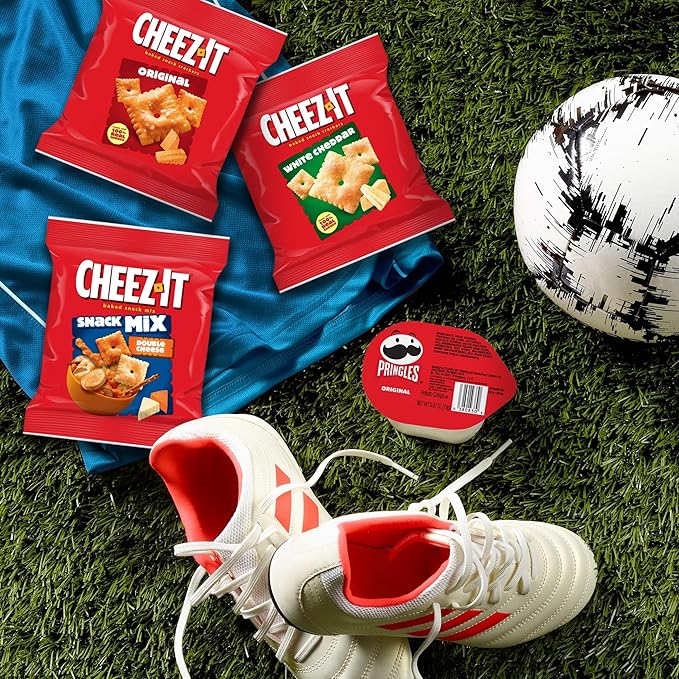 Cheez-It, Pringles, Lunch Snacks, Variety Pack, 16.95oz Box (20 Packs)