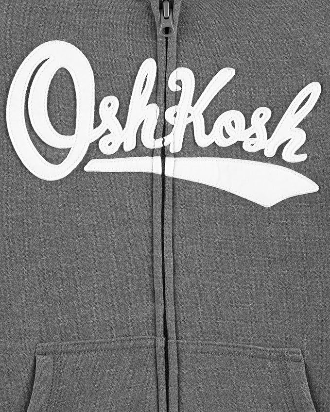 OshKosh B'Gosh Boys' Full Zip Logo Hoodie