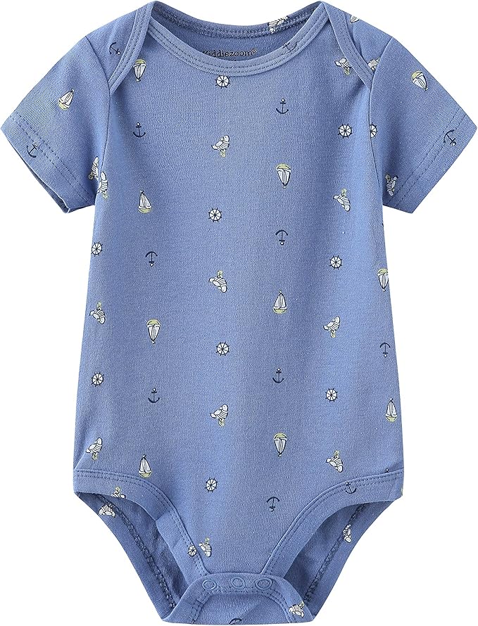Kiddiezoom Baby Layette Set Baby Boys' 9-Piece Bodysuits Pants Set Toddler Girl Boy Unisex Baby Gift Sets