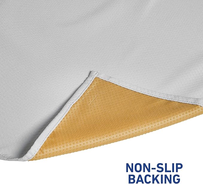 Graco Splat Mat for Under High Chair and Arts and Crafts, 50" X 50" Baby Anti-Slip Food Splash and Spill Mat for Eating Mess, Waterproof Floor Protector and Table Cloth