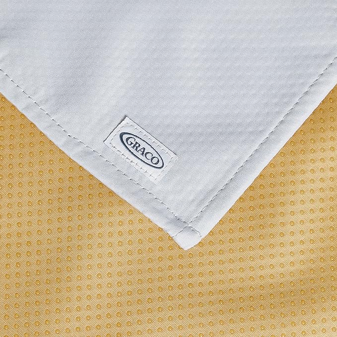Graco Splat Mat for Under High Chair and Arts and Crafts, 50" X 50" Baby Anti-Slip Food Splash and Spill Mat for Eating Mess, Waterproof Floor Protector and Table Cloth